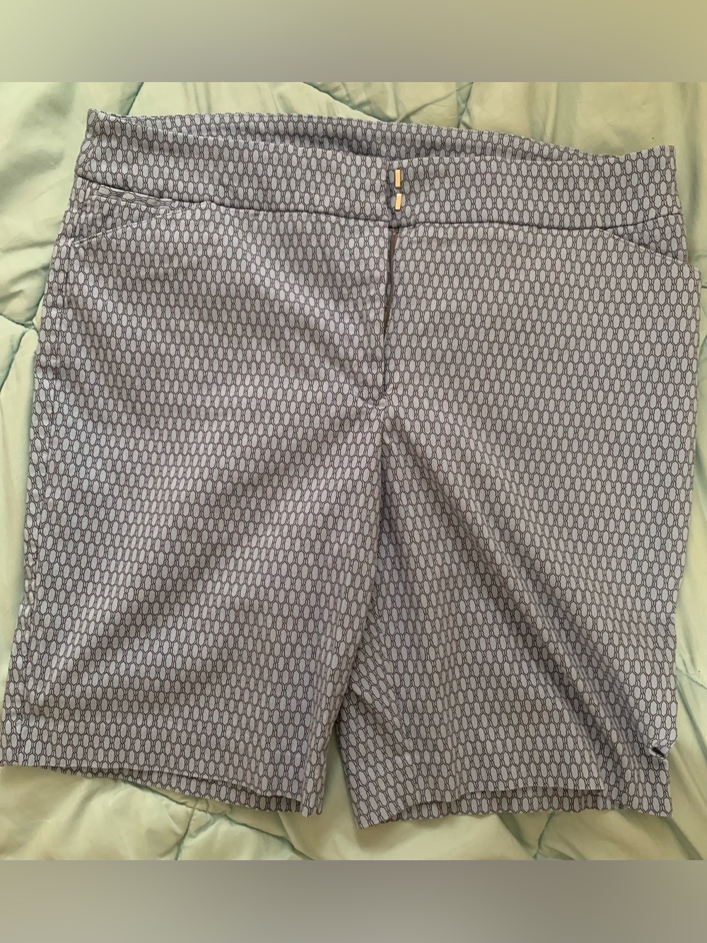 Attyre blue/gray Patterned Women Shorts